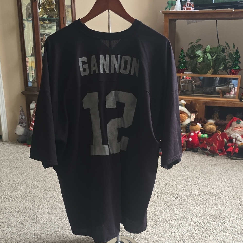 LOGO 7 RICH GANNIN Oakland Raiders Jersey